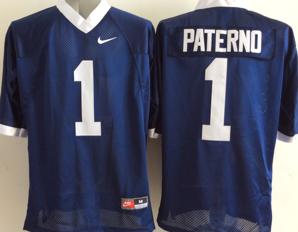 Men's Penn State Nittany Lions joe paterno #1 Navy Team Game Jersey