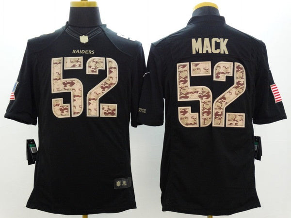 Men's Las Vegas Raiders Khalil Mack #52 Black Alternate Game Jersey