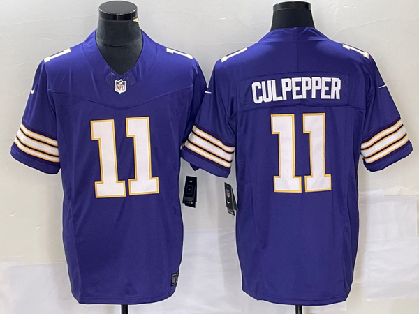 Men's Minnesota Vikings Daunte Culpepper #11 Purple Classic Player Jersey