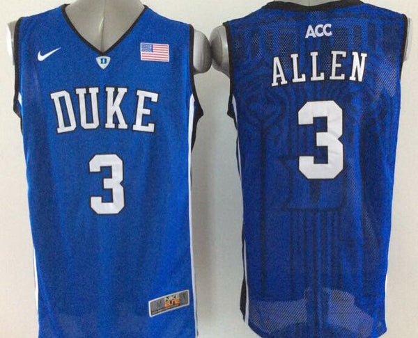 Men's Duke Blue Devils Grayson Allen #3 Blue Player Game Jersey