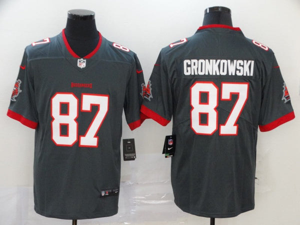 Men's Tampa Bay Buccaneers Rob Gronkowski #87 Gray Vapor Limited Jersey