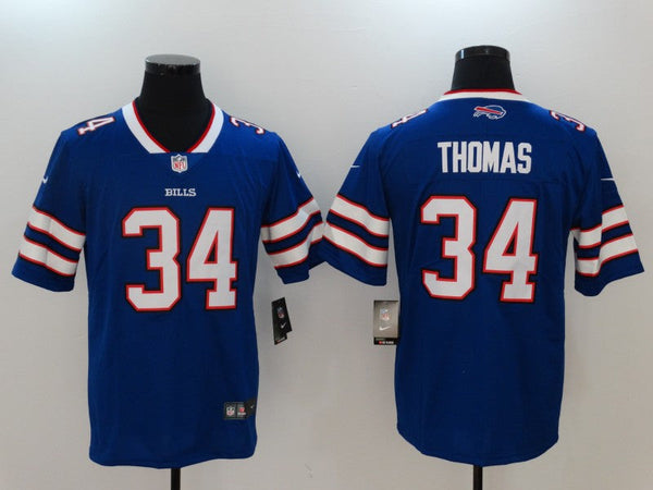 Men's Buffalo Bills Thurman Thomas #34 Blue Game Player Jersey