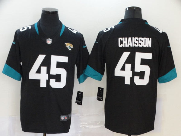 Men's Jacksonville Jaguars K'Lavon Chaisson #45 Black Game Jersey