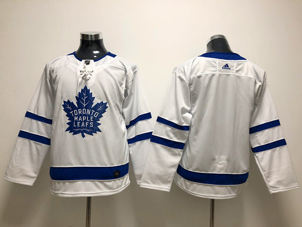 Men's Toronto Maple Leafs White Breakaway Away Blank Jersey