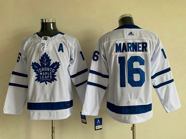 Men's Toronto Maple Leafs Mitch Marner #16 White Player Game Jersey