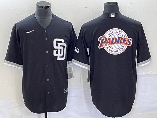 Men's San Diego Padres Black Replica Player Jersey