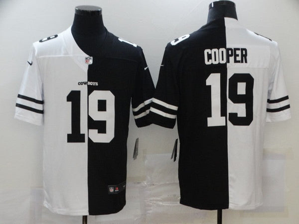 Men's Dallas Cowboys Amari Cooper #19 Black/White Game Jersey