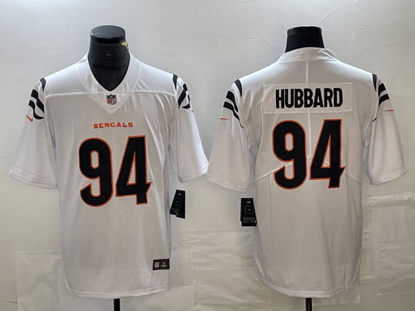 Men's Cincinnati Bengals Sam Hubbard #94 White Game Player Jersey