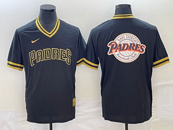 Men's San Diego Padres Black Cooperstown Collection Player Jersey