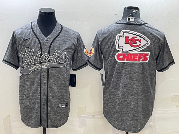 Men's Kansas City Chiefs Grey Game Jersey