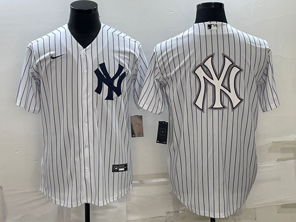 Men's New York Yankees White Home Replica Player Jersey