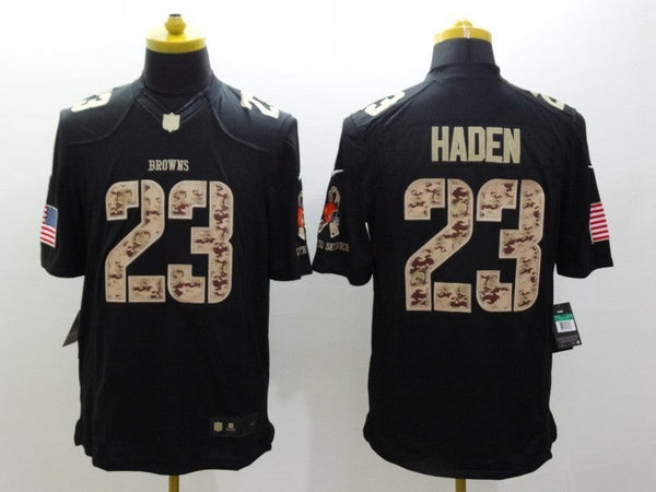 Men's Cleveland Browns Joe Haden #23 Black Player Game Jersey