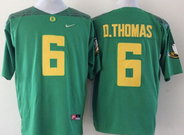 Men's Oregon Ducks De'Anthony Thomas #6 Green Player Jersey