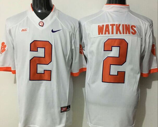 Men's Clemson Tigers Sammy Watkins #2 White Game Jersey