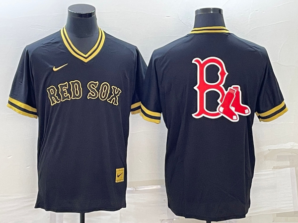 Men's Boston Red Sox Black Alternate Replica Player Jersey