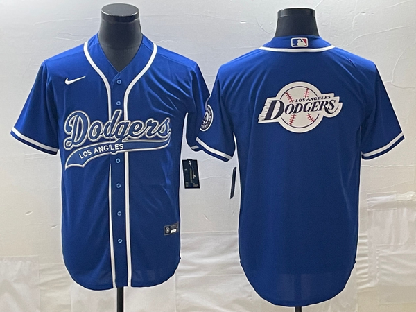 Men's Los Angeles Dodgers Royal Player Jersey Joint Edition