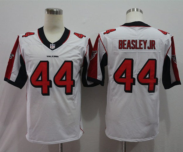 Men's Atlanta Falcons Vic Beasley #44 White Game Jersey