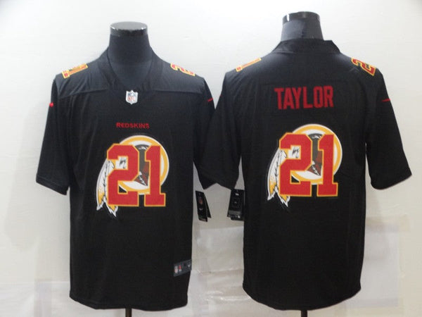 Men's Washington Redskins #21 Sean Taylor Black Authentic Game Jersey