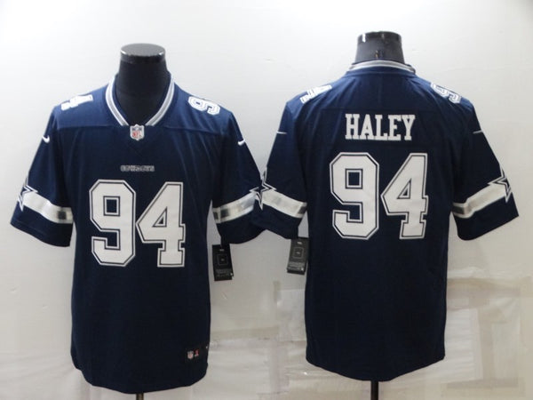 Men's Dallas Cowboys Charles Haley #94 Navy Game Jersey