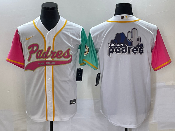 Men's San Diego Padres White City Connect Replica Team Jersey Joint Edition