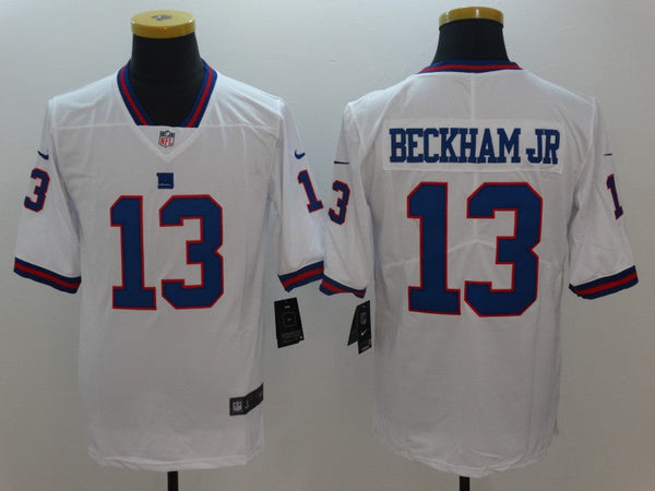 Men's New York Giants Odell Beckham Jr. #13 White Game Player Jersey