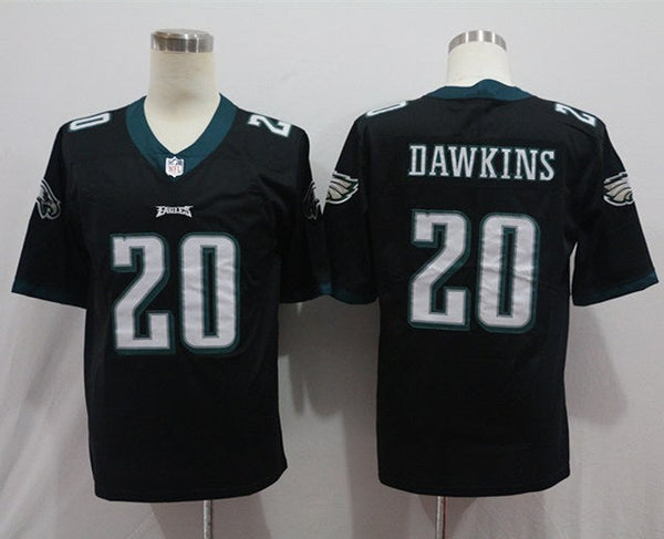 Men's Philadelphia Eagles Brian Dawkins #20 Black Game Jersey