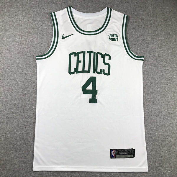 Men's Boston Celtics Jrue Holiday #4 White Swingman Jersey - Association Edition