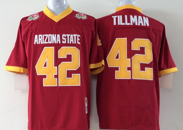 Men's Arizona State Sun Devils Pat Tillman #42 Maroon Player Game Jersey