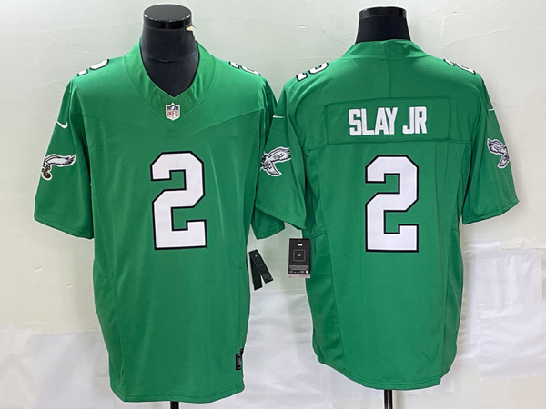 Men's Philadelphia Eagles Darius Slay Jr. #2 Kelly Green Game Jersey