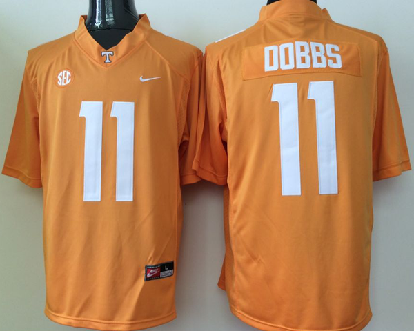 Men's Tennessee Volunteers Josh Dobbs #11 Orange Player Game Jersey