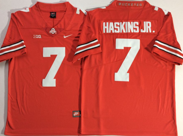 Men's Ohio State Buckeyes Dwayne Haskins #7 Scarlet Player Game Jersey