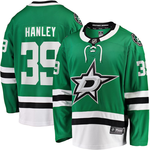 Men's Dallas Stars Joel Hanley #39 Kelly Green Breakaway Player Jersey