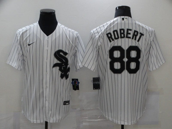 Men's Chicago White Sox Luis Robert #88 White Replica Baseball Jersey