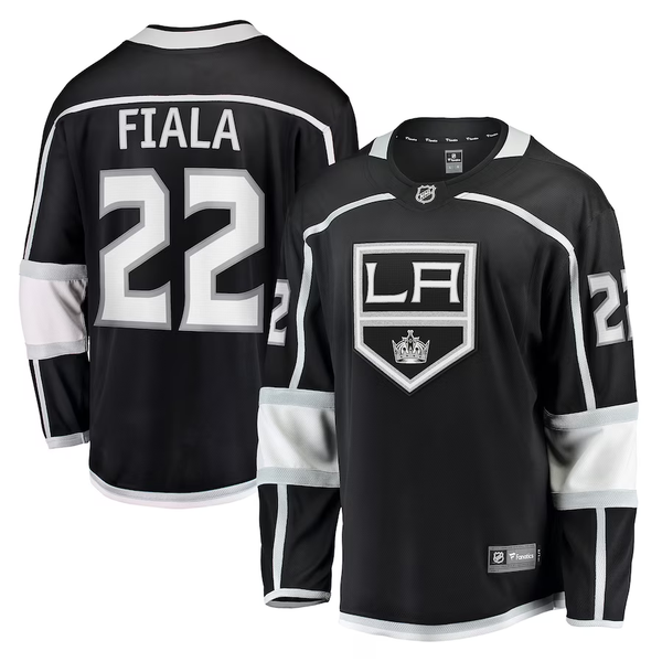 Men's Los Angeles Kings Kevin Fiala #22 Black Home Breakaway Player Jersey