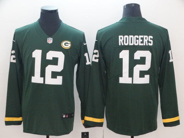 Men's Green Bay Packers Aaron Rodgers #12 Green Player Game Jersey