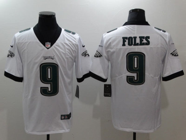 Men's Philadelphia Eagles Nick Foles #9 White Game Jersey