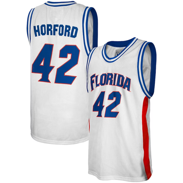 Men's Florida Gators Al Horford #42 White Player Game Jersey