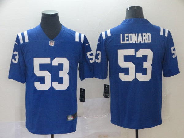 Men's Indianapolis Colts Darius Leonard Player Blue Game Jersey