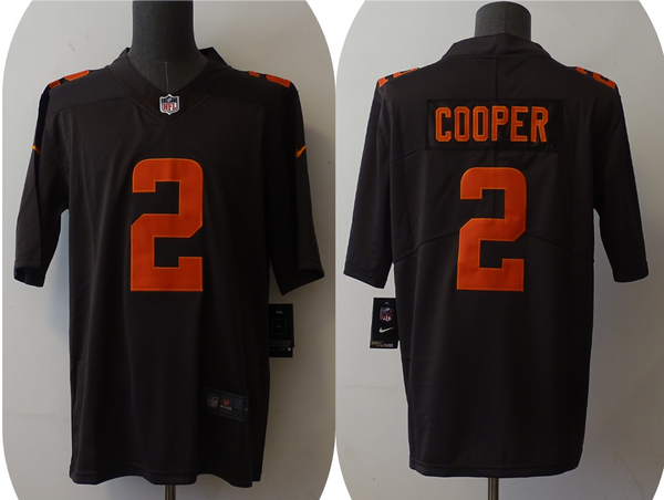 Men's Cleveland Browns Amari Cooper #2 Brown Game Jersey