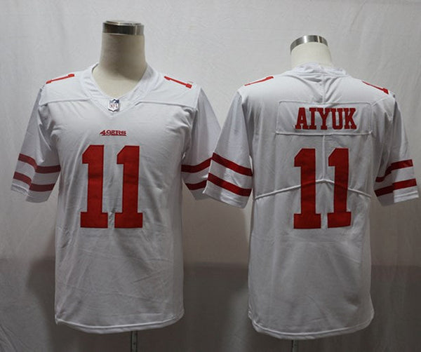 Men's San Francisco 49ers Brandon Aiyuk #11 White Game Jersey