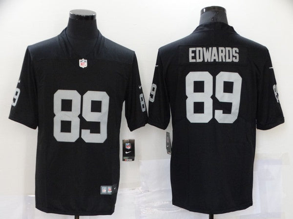 Men's Las Vegas Raiders Bryan Edwards #89 Black Game Jersey