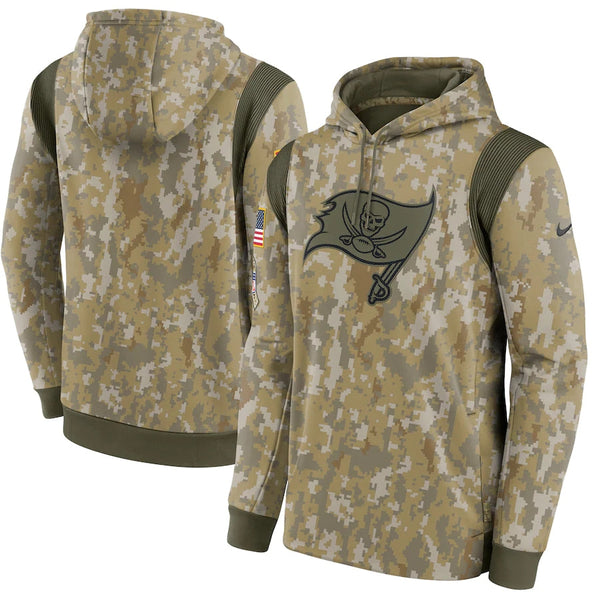 Men's Tampa Bay Buccaneers NFL 2021 Salute to Service Hoodie Camouflage