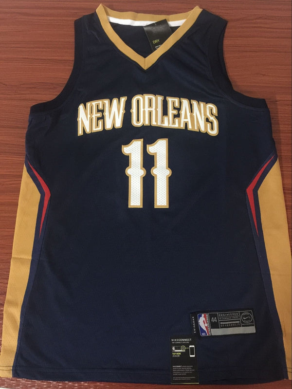 Men's New Orleans Pelicans Jrue Holiday #11 NBA Dark Blue Player Jersey