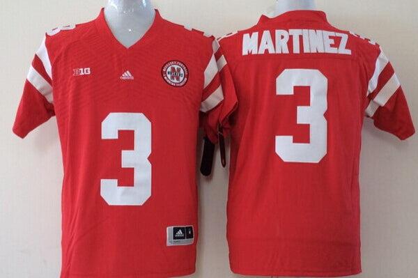 Men's Nebraska Huskers Taylor Martinez #3 Scarlet Player Game Jersey