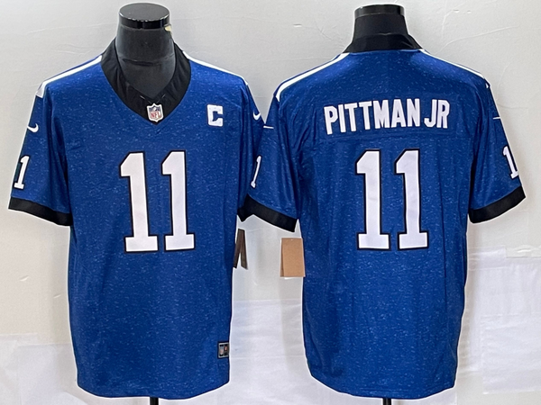 Men's Indianapolis Colts Michael Pittman Jr. #11 Blue Vapor F.U.S.E. Limited Jersey