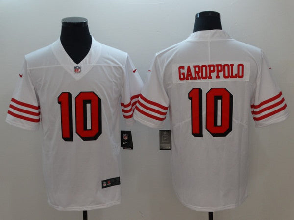 Men's San Francisco 49ers #10 Jimmy Garoppolo Jersey White