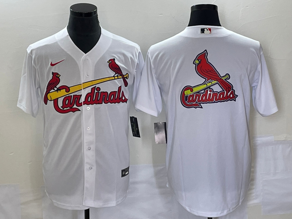 Men's St. Louis Cardinals White Home Replica Team Jersey