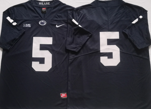 Men's Penn State Nittany Lions Jahan Dotson #5 Navy Team Game Jersey