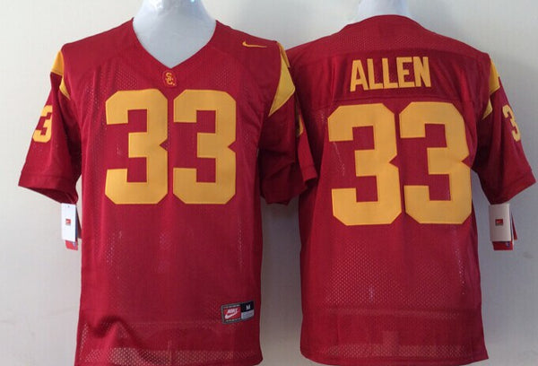 Men's USC Trojans Marcus Allen #33 Cardinal Player Game Jersey