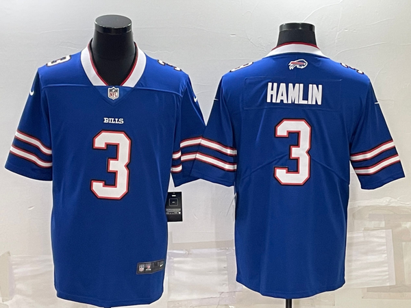 Men's Buffalo Bills Damar Hamlin #3 Royal Game Jersey